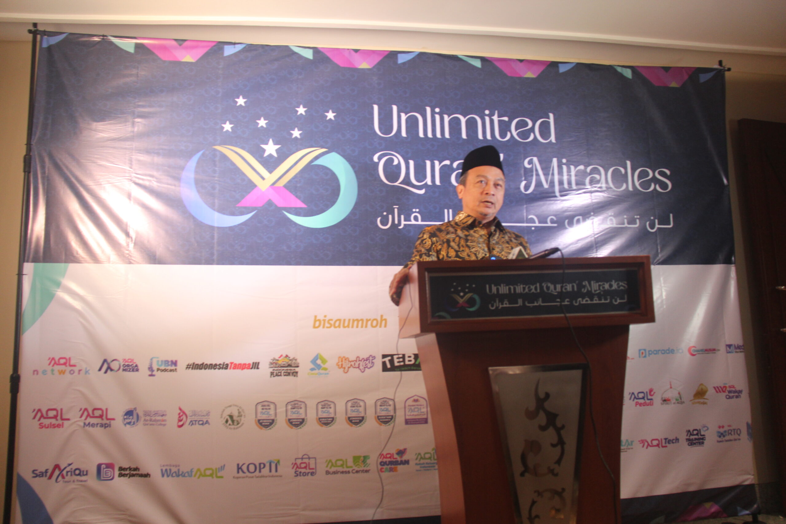 KH. Bachtiar Nasir dalam acara UNLIMITED QURAN' MIRACLES
