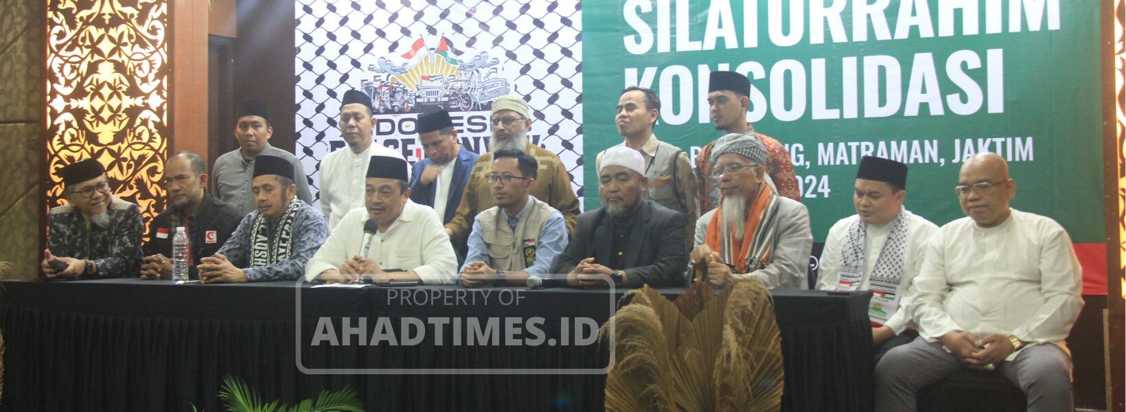 Ustadz Bachtiar Nasir bersama beberapa ulama mendeklarasikan agenda “Indonesia Peace Convoy: Road to Freedom for Palestine."