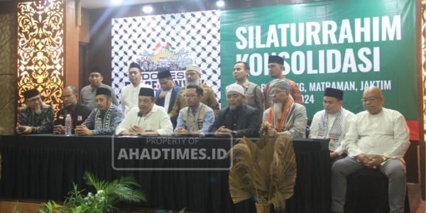 Ustadz Bachtiar Nasir bersama beberapa ulama mendeklarasikan agenda “Indonesia Peace Convoy: Road to Freedom for Palestine."