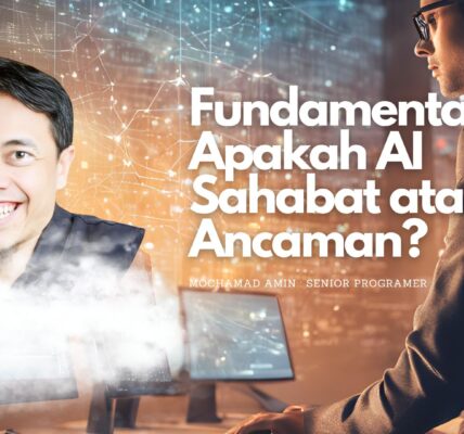 Ilustrasi webinar data science yang di bawakan oleh Mochamad Amin