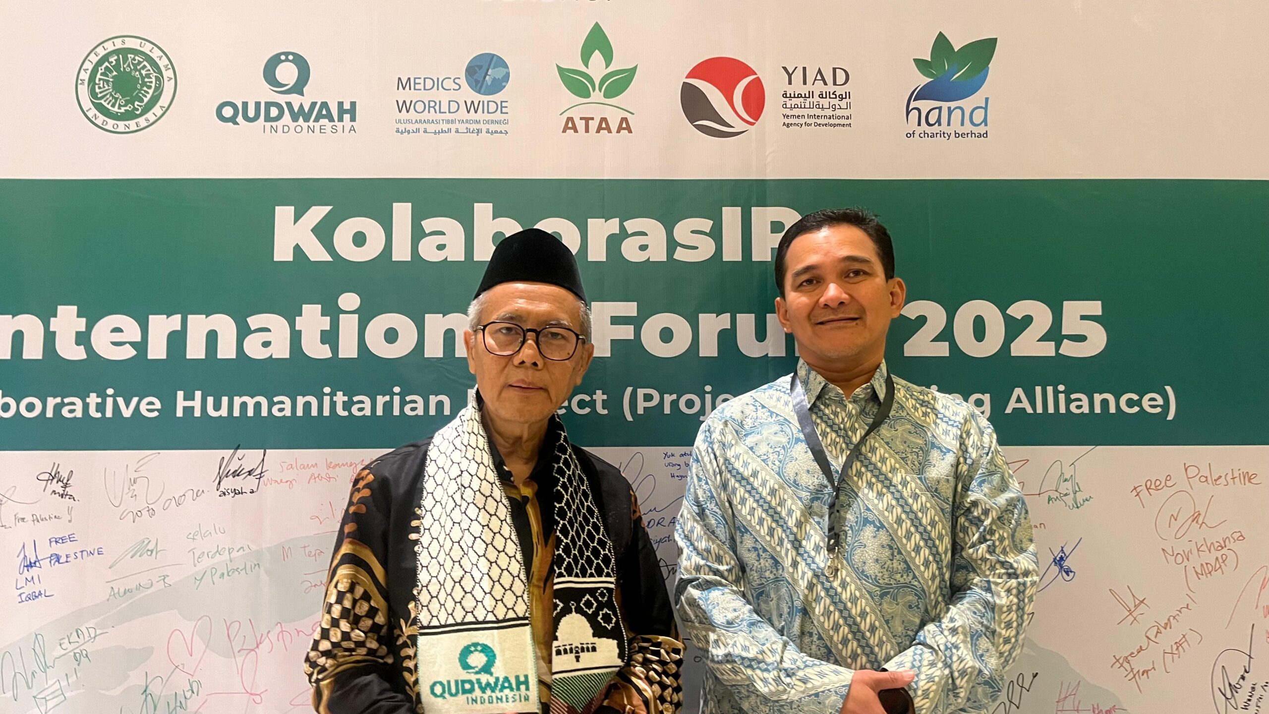 Qudwah Indonesia menginisiasi Kolaborasi Indonesia Palestina Internasional Forum 2025 untuk memperkuat kerja sama dalam membantu rakyat Palestina.