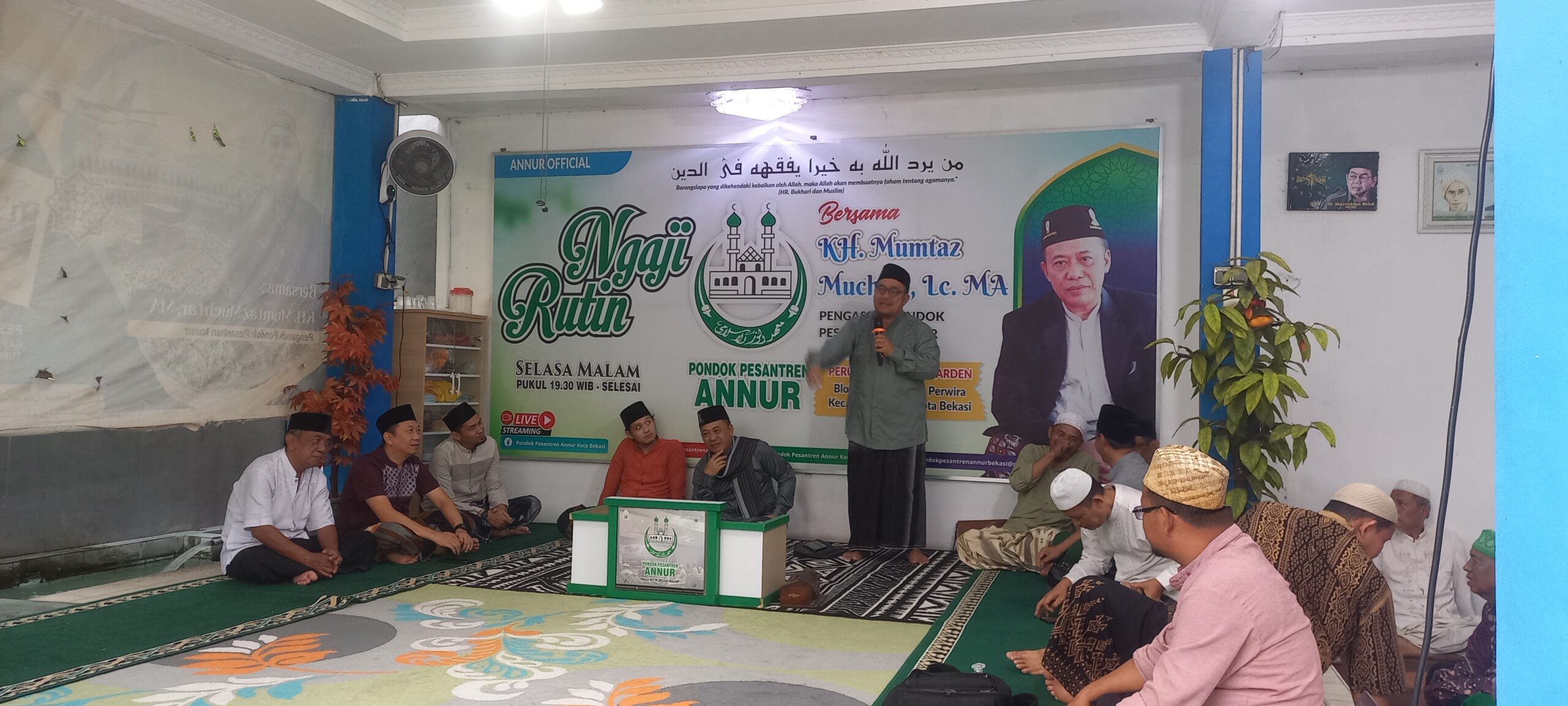 Gus Eri dalam acara Buka Puasa Bersama Pondok Pesantren Annur, Selasa (25/3/2025).