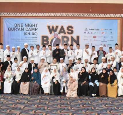 Para peserta "Was Born", One Night Quranic Camp, 24-25 April 2025 di Graha Angkasa Pura, Kranji - Bekasi