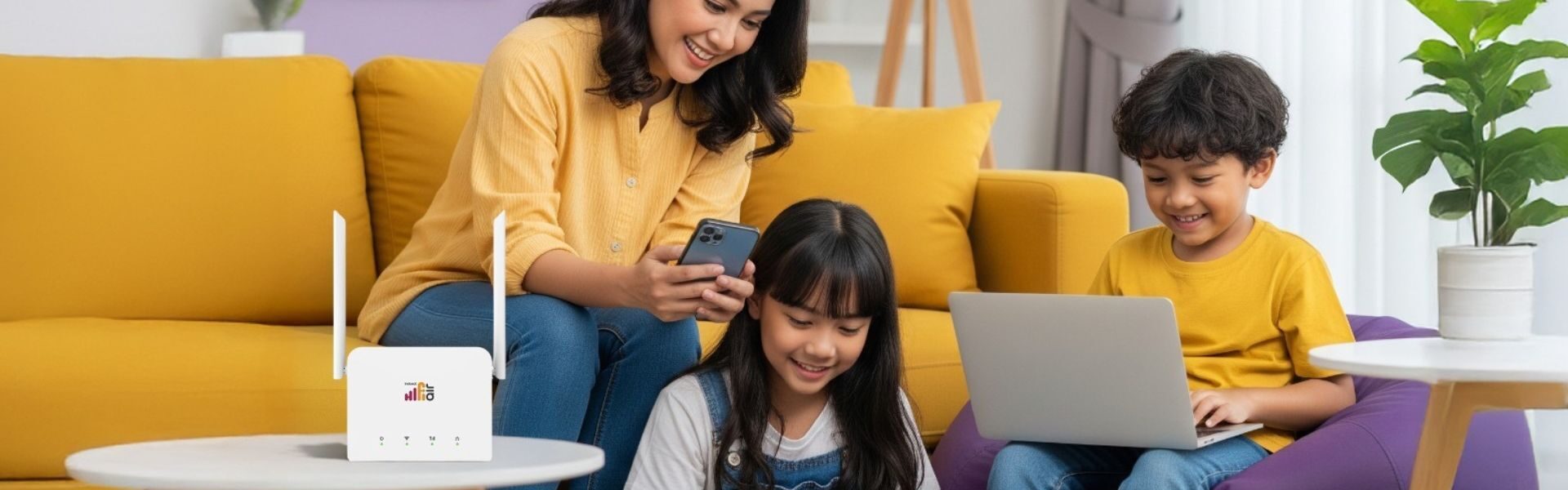 Indosat Ooredoo Hutchison (IOH) bersama mitra strategisnya PT Harapan Karunia Makmur (HKM), resmi meluncurkan HiFi Air HKM 127+