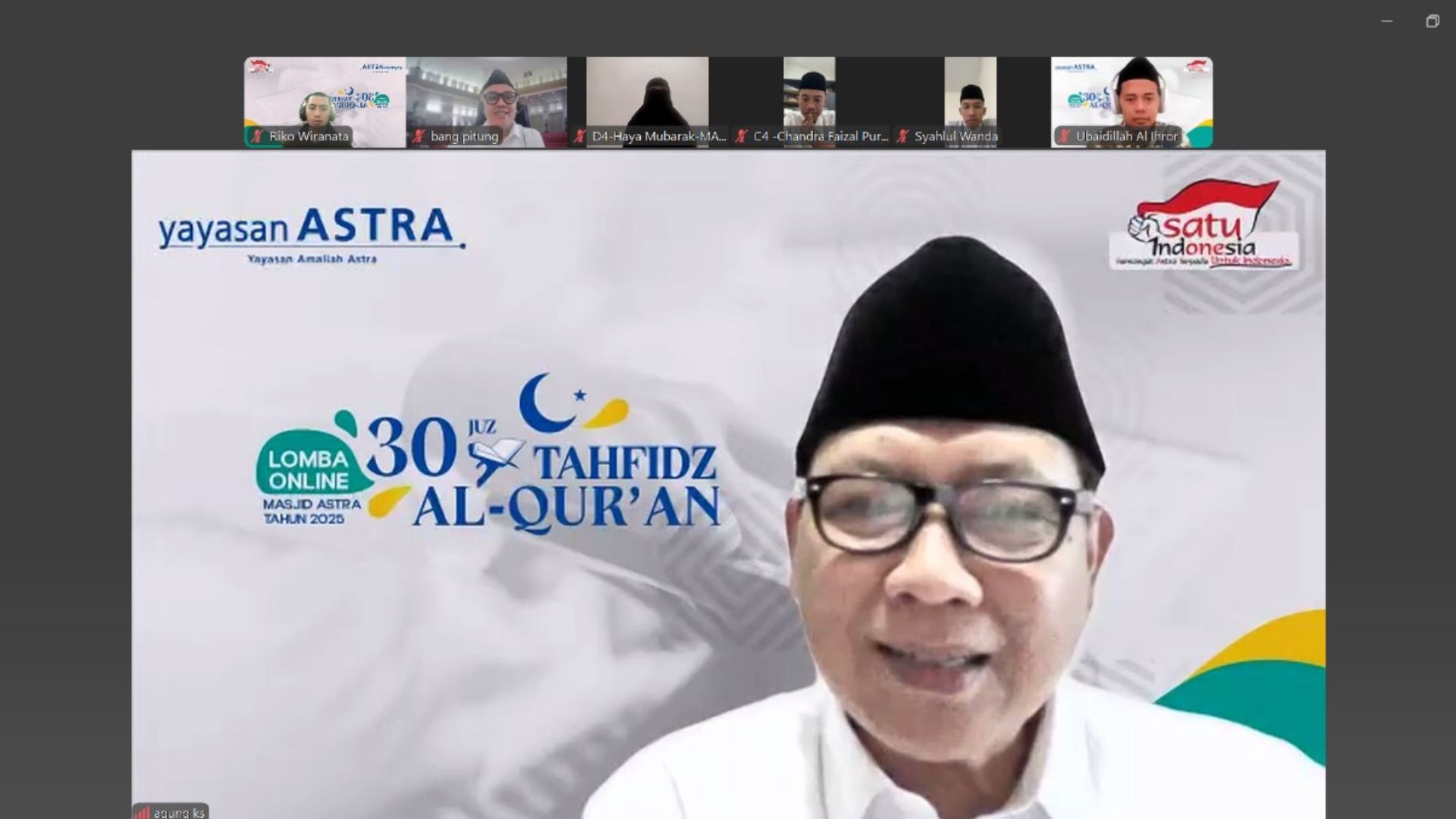 Lomba Tahfiz Quran Online Amalia Astra Agustus 2025