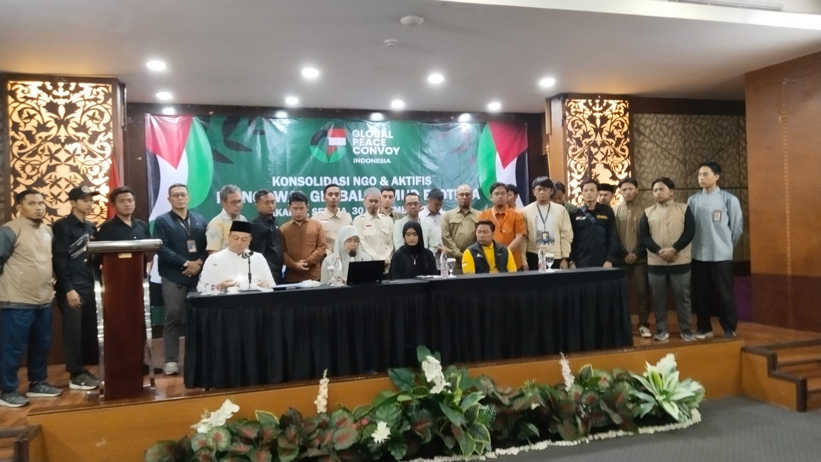 KH. Bachtiar Nasir beserta Delegasi IGPC untuk Global Sumud Flotilla, Perwakilan NGO dan Perwakila Aktifis Palestina