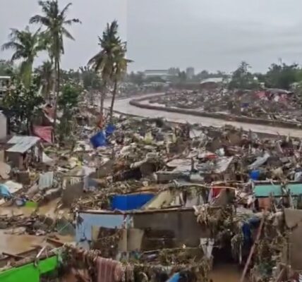 Banjir di City of Talisay Cebu Filipina